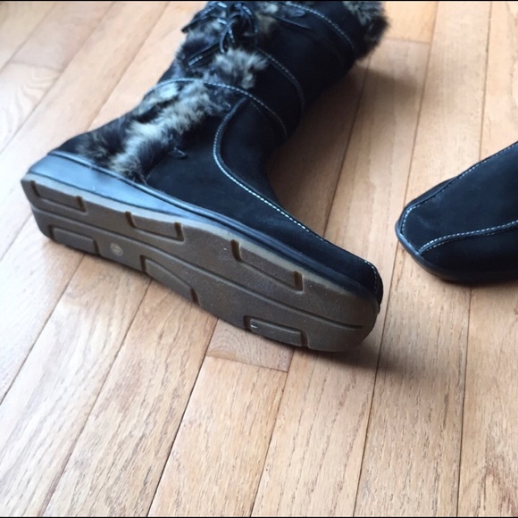 Colin Stuart Leather & Faux Fur Boots 11 NEW! - Picture 4 of 8
